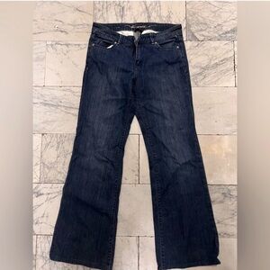 Vintage sweetheart Classic Women's Wide-Leg Jeans in Dark Blue